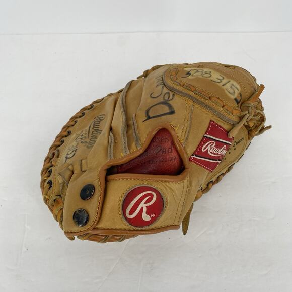 Rawlings Other - Rawlings RCM45GS Mike Piazza Catchers Mitt Tan Leather Glove RH Throw
